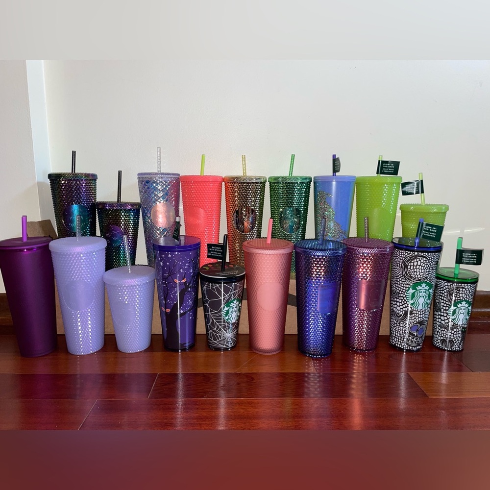 Starbucks Multicolor Studded Tumbler collection set